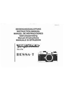 Voigtlander Bessa T manual. Camera Instructions.